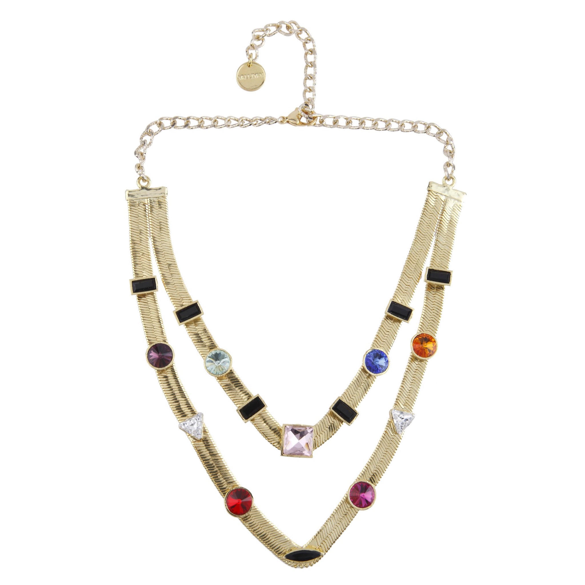 Two Layered Candy Necklace (Gold)