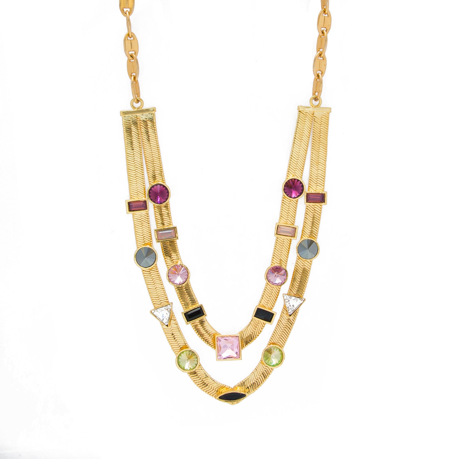 Two Layered Candy Necklace