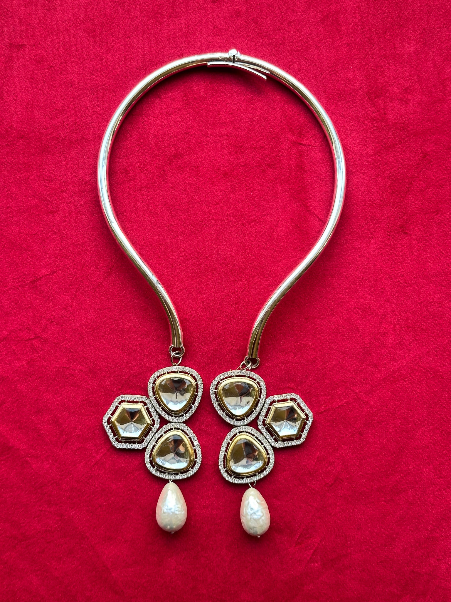 Polki Celestial Collar Necklace