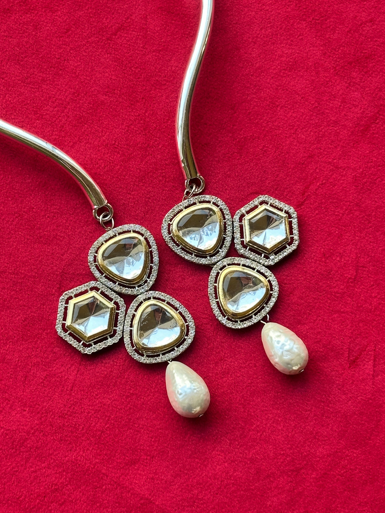 Polki Celestial Collar Necklace