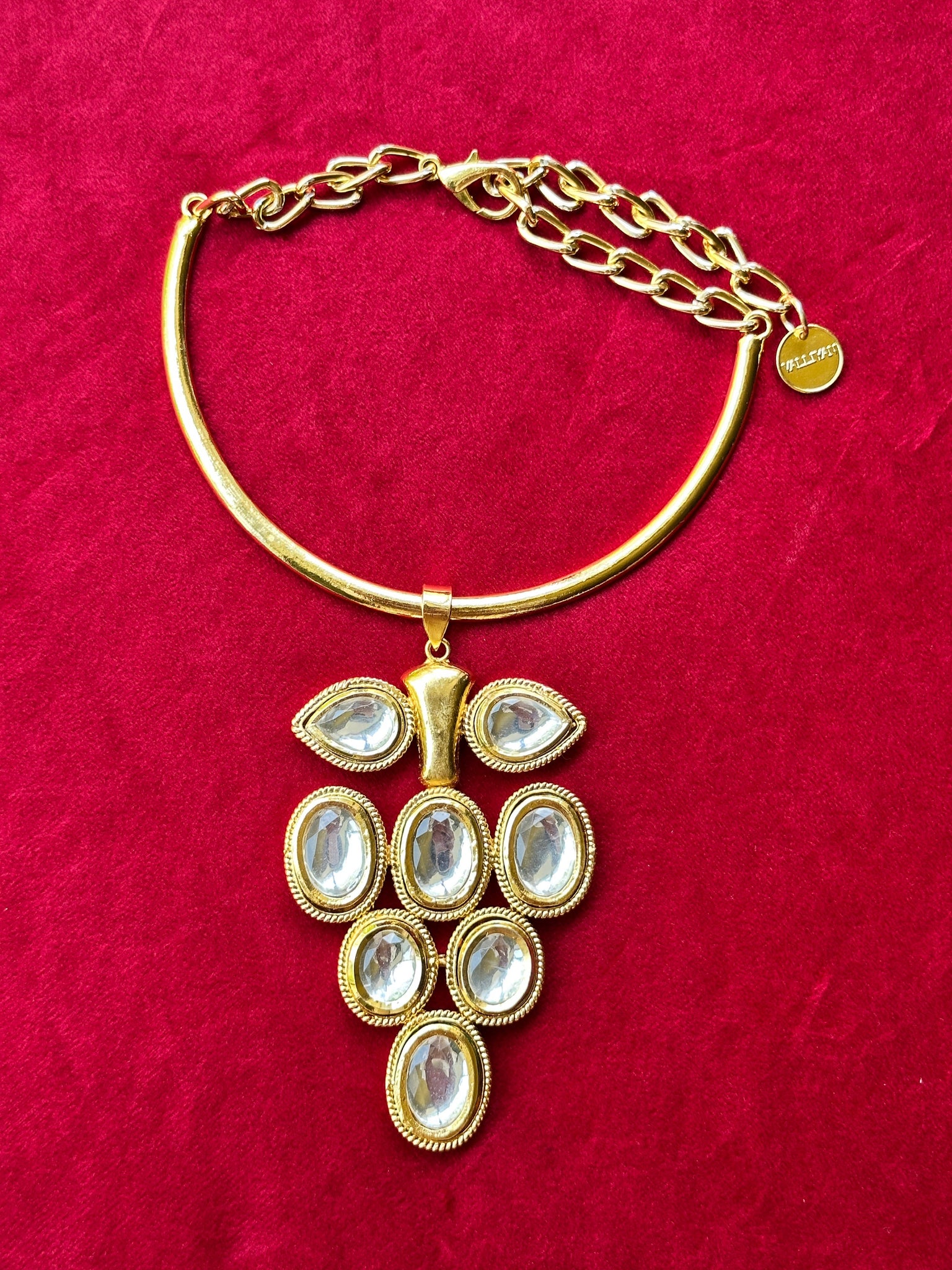 Polki Grape Necklace