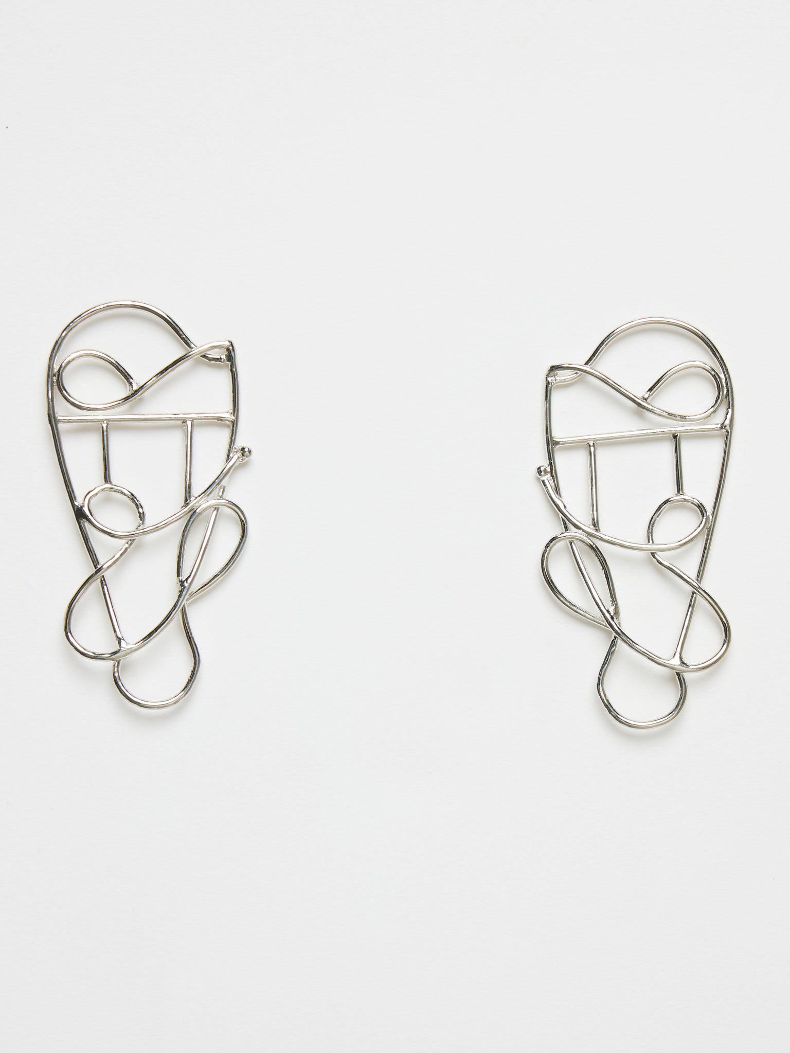 Silver Twist Earring