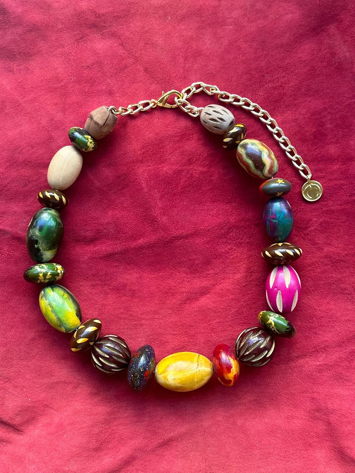 Wooden Beads Necklace