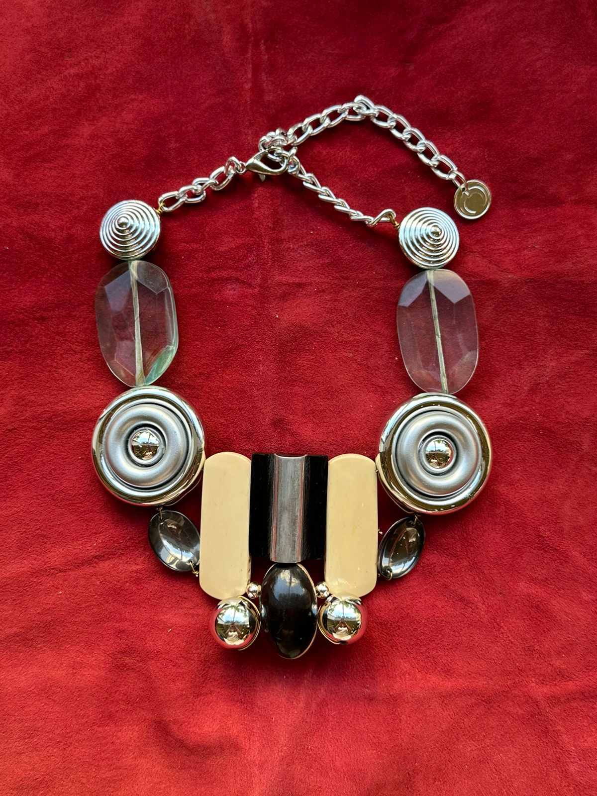 Retro Space Station Necklace