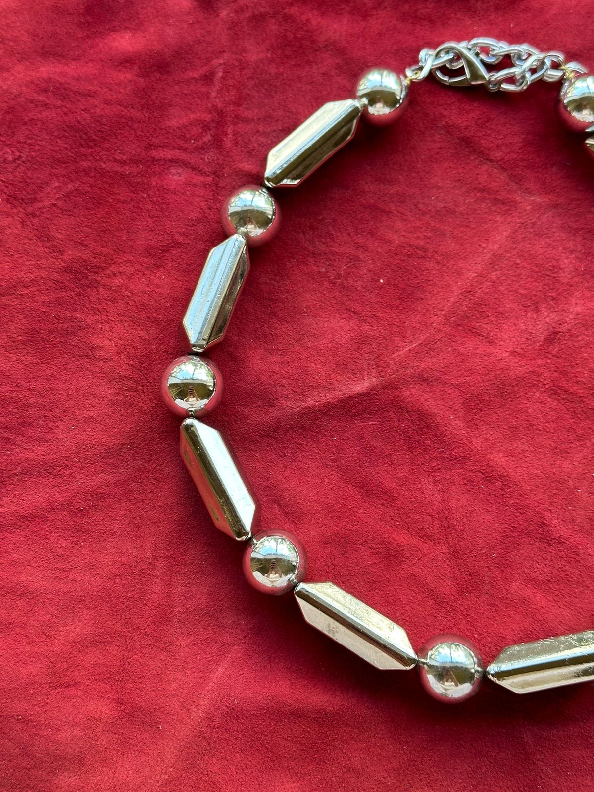 Chrome Chunky Necklace