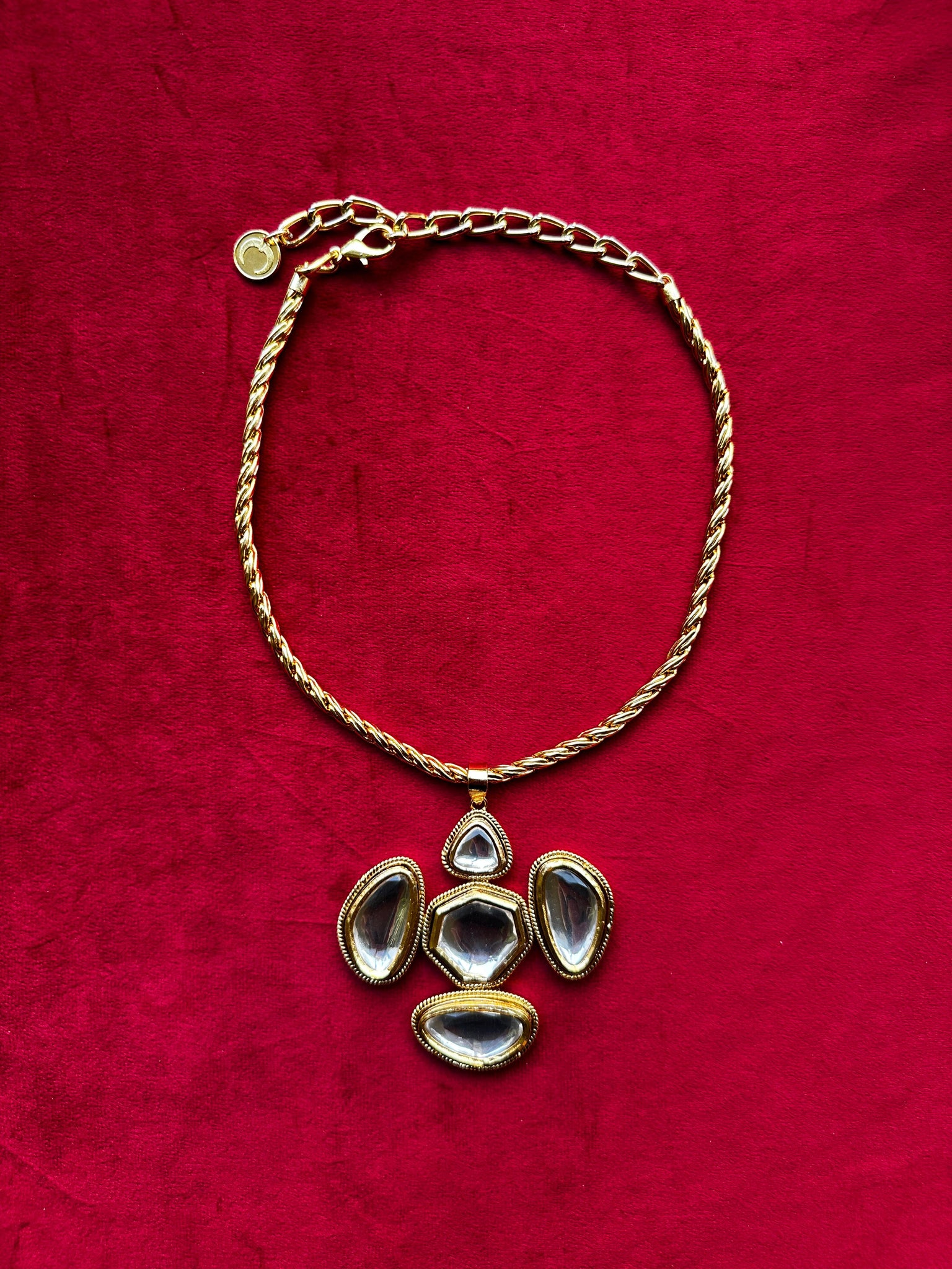 Polki Orb Necklace