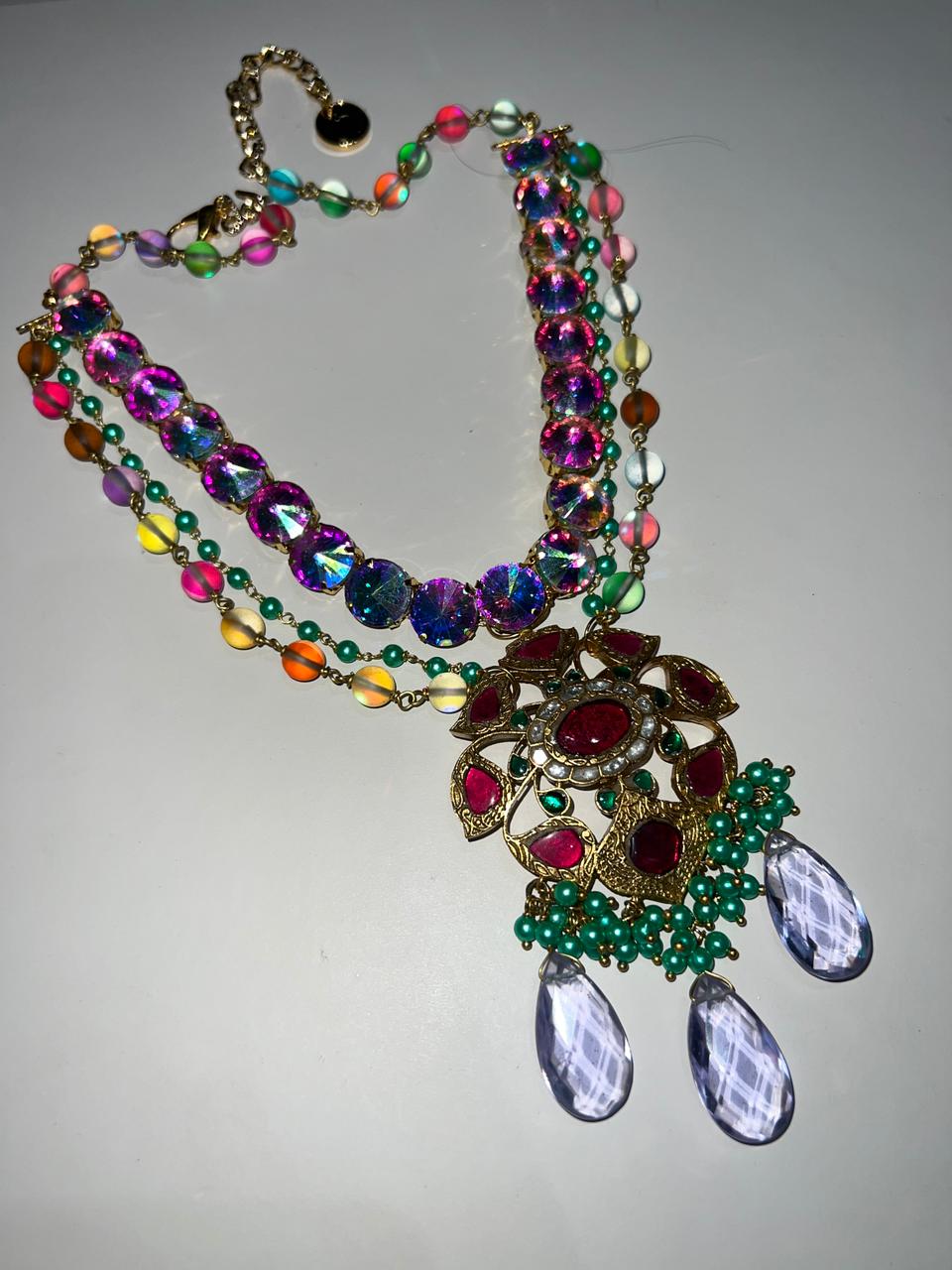 Maharaja Punk Royal Charm Necklace