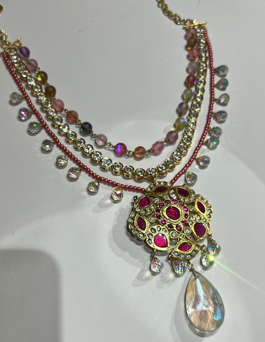 Maharaja Punk Royal Charm Necklace