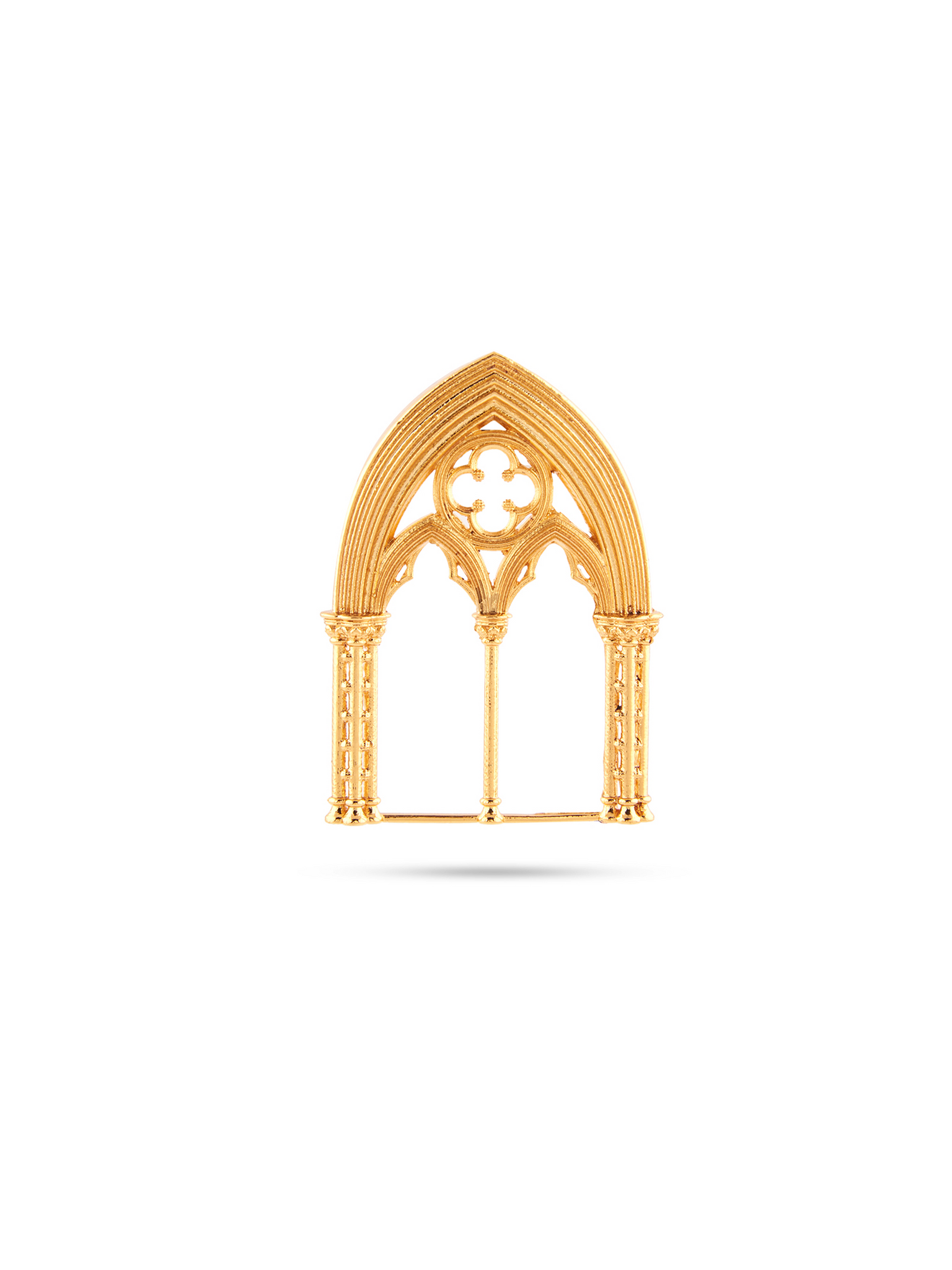 Gold Cistine Chapel Brooch