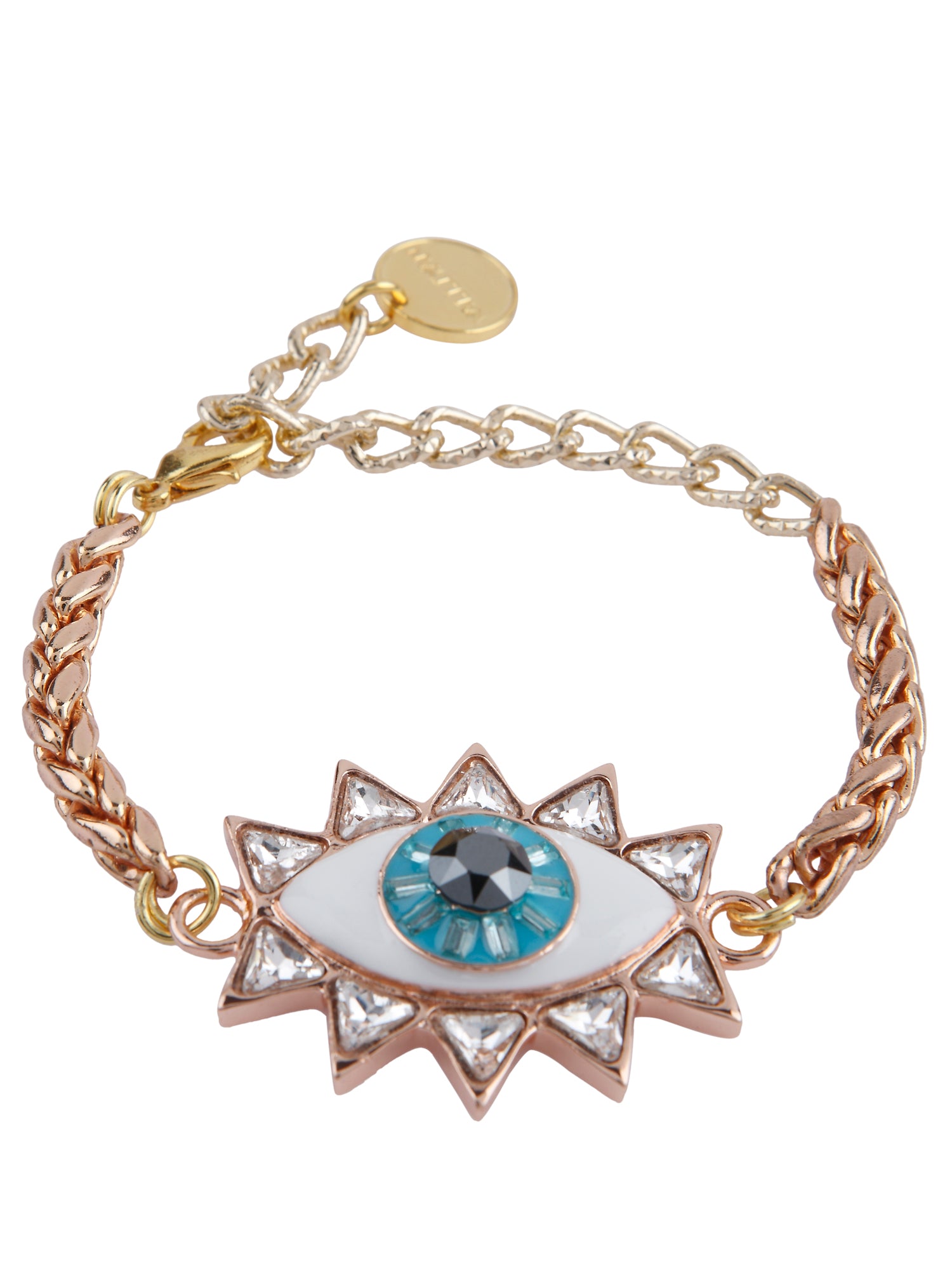 Evil Eye Bracelet (Rose Gold)
