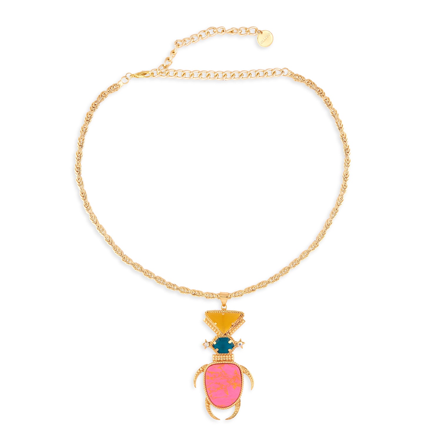 Space Bug Necklace (Pink)