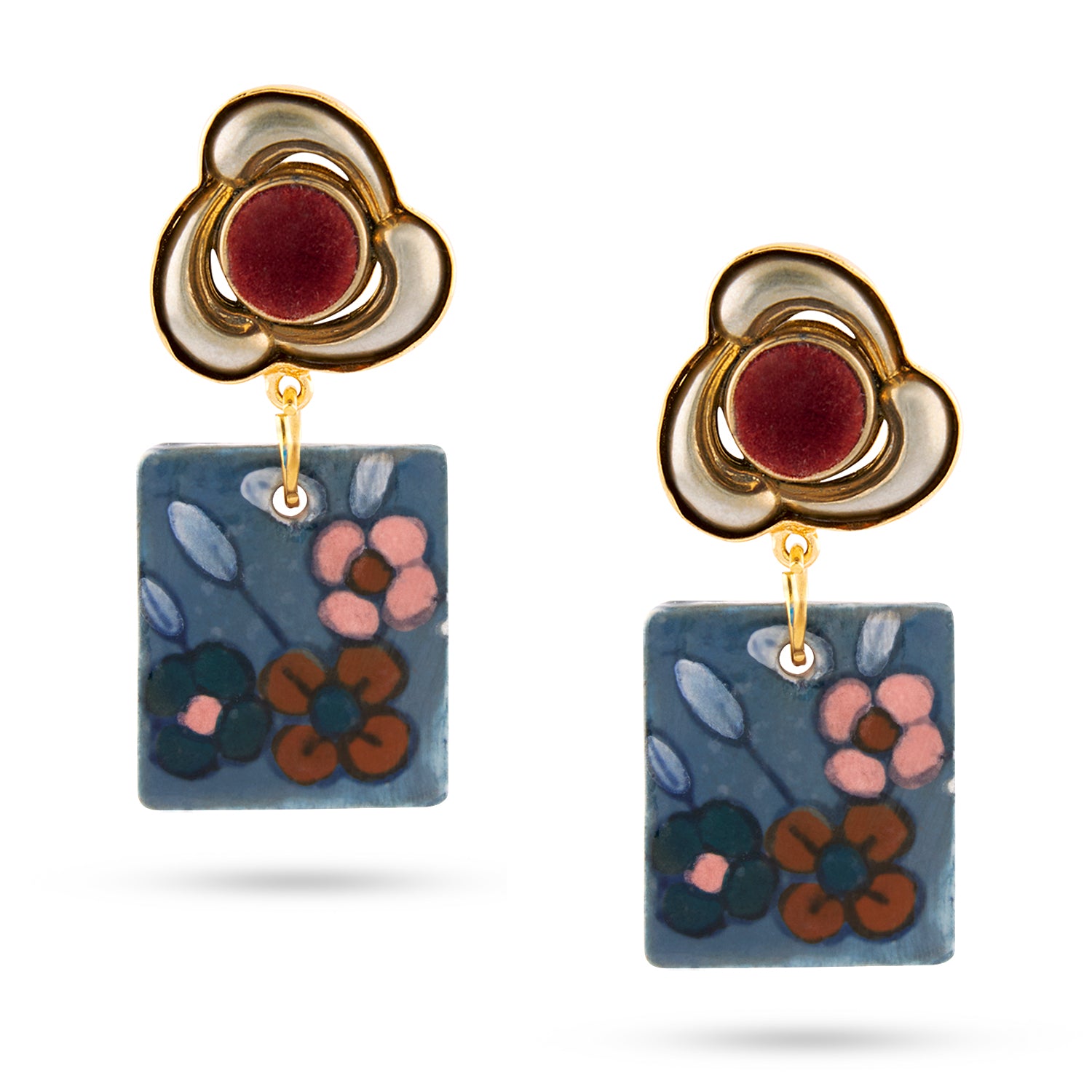 Picasso Square Earrings