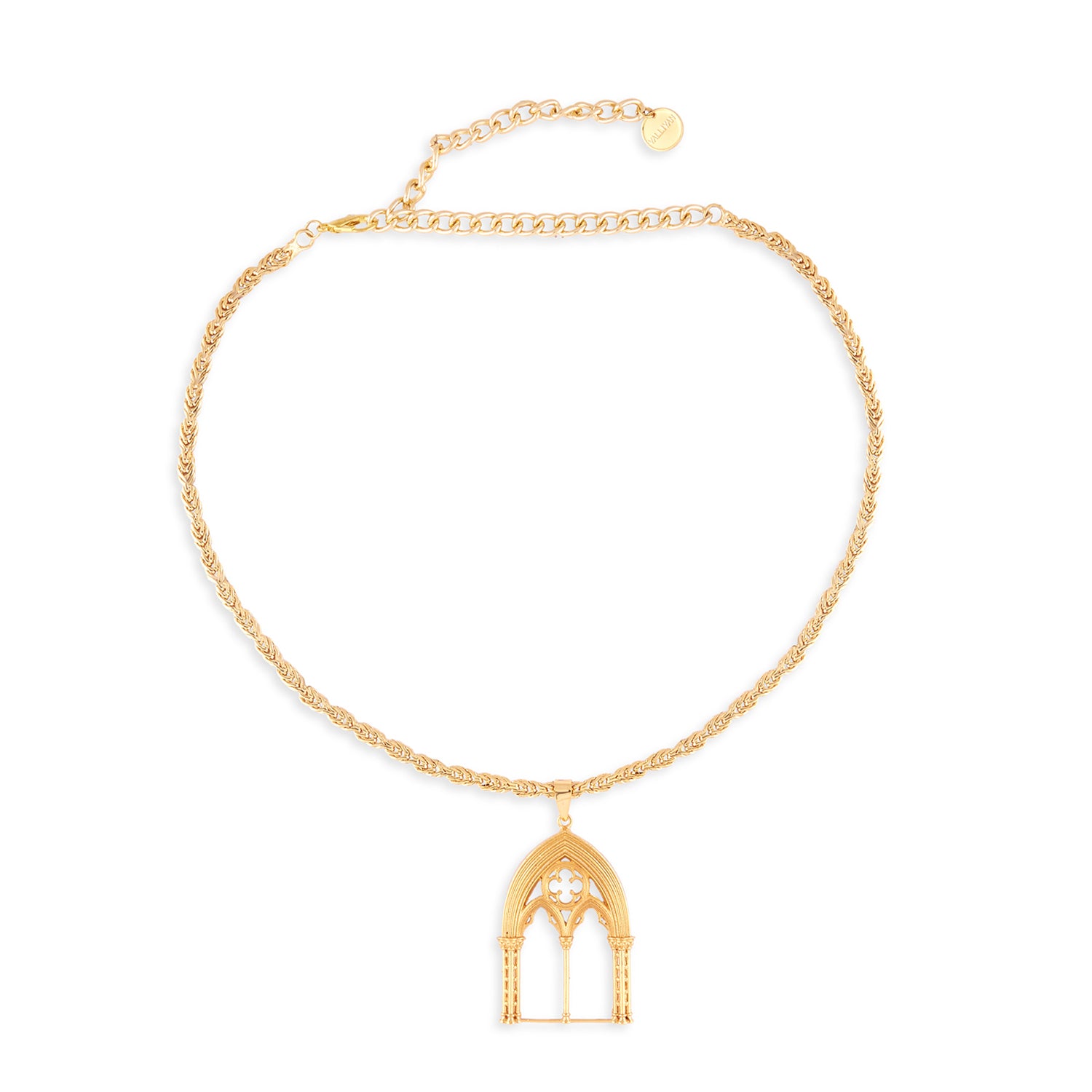 Gold Cistine Chapel Necklace