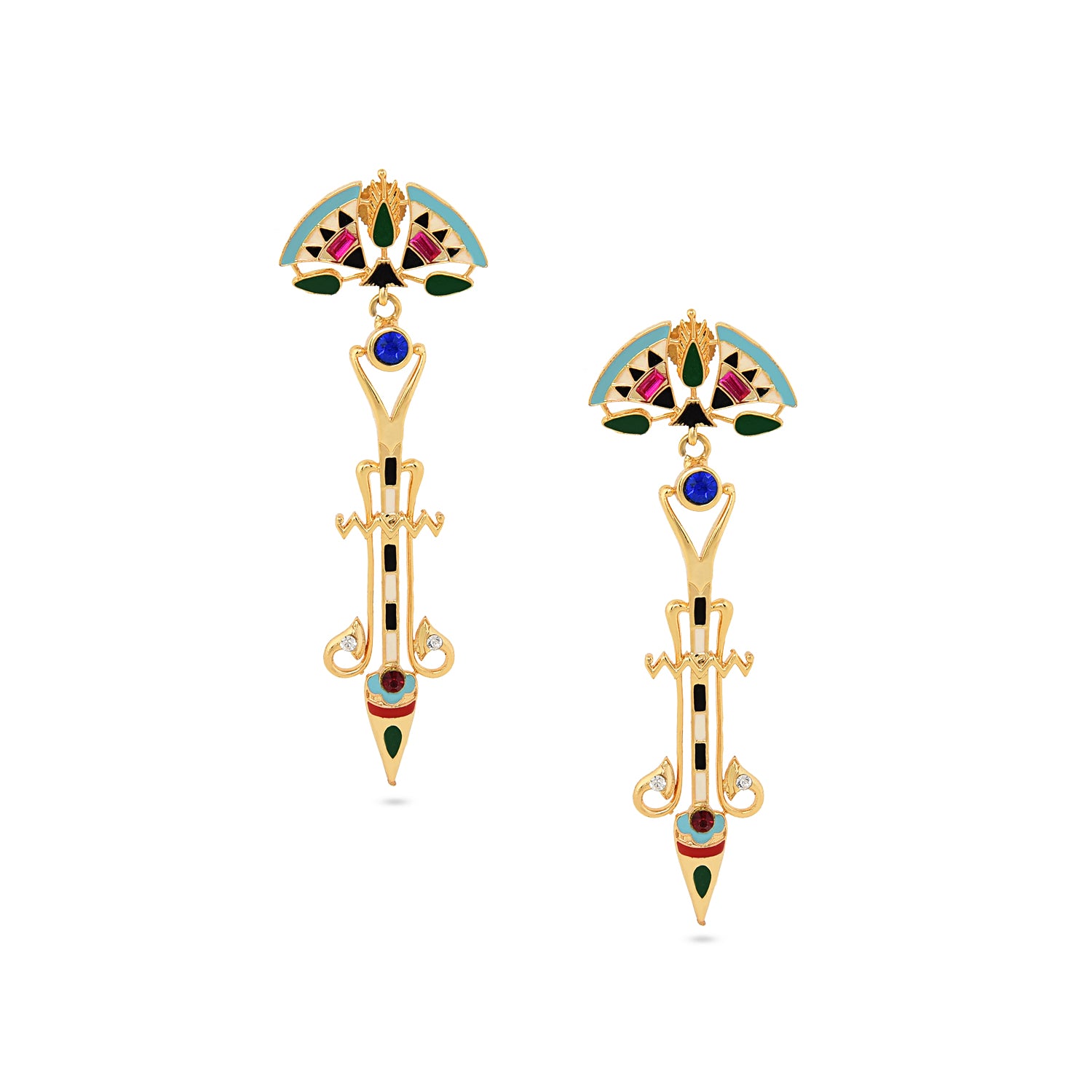 Blue Cairo Earrings