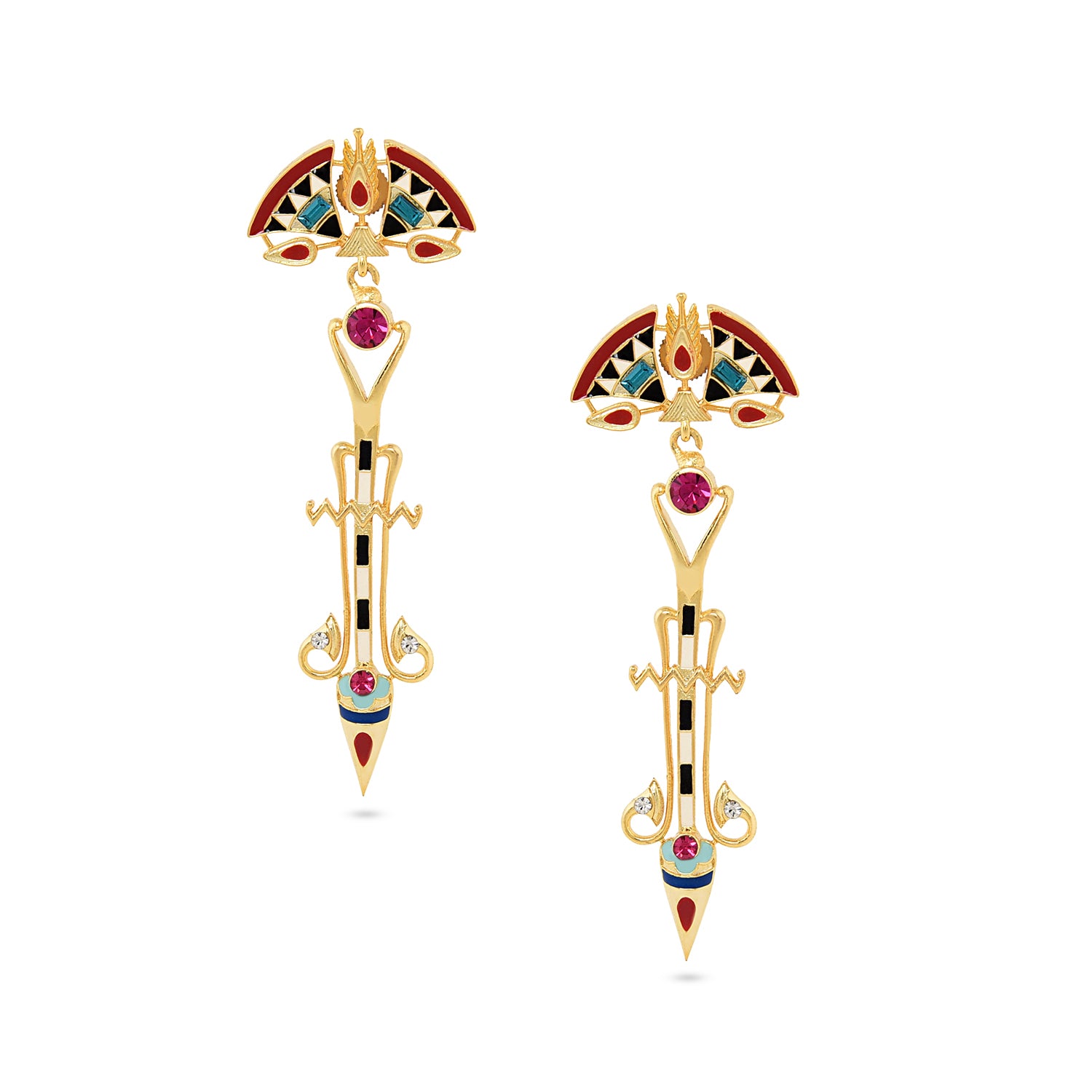 Red Cairo Earrings