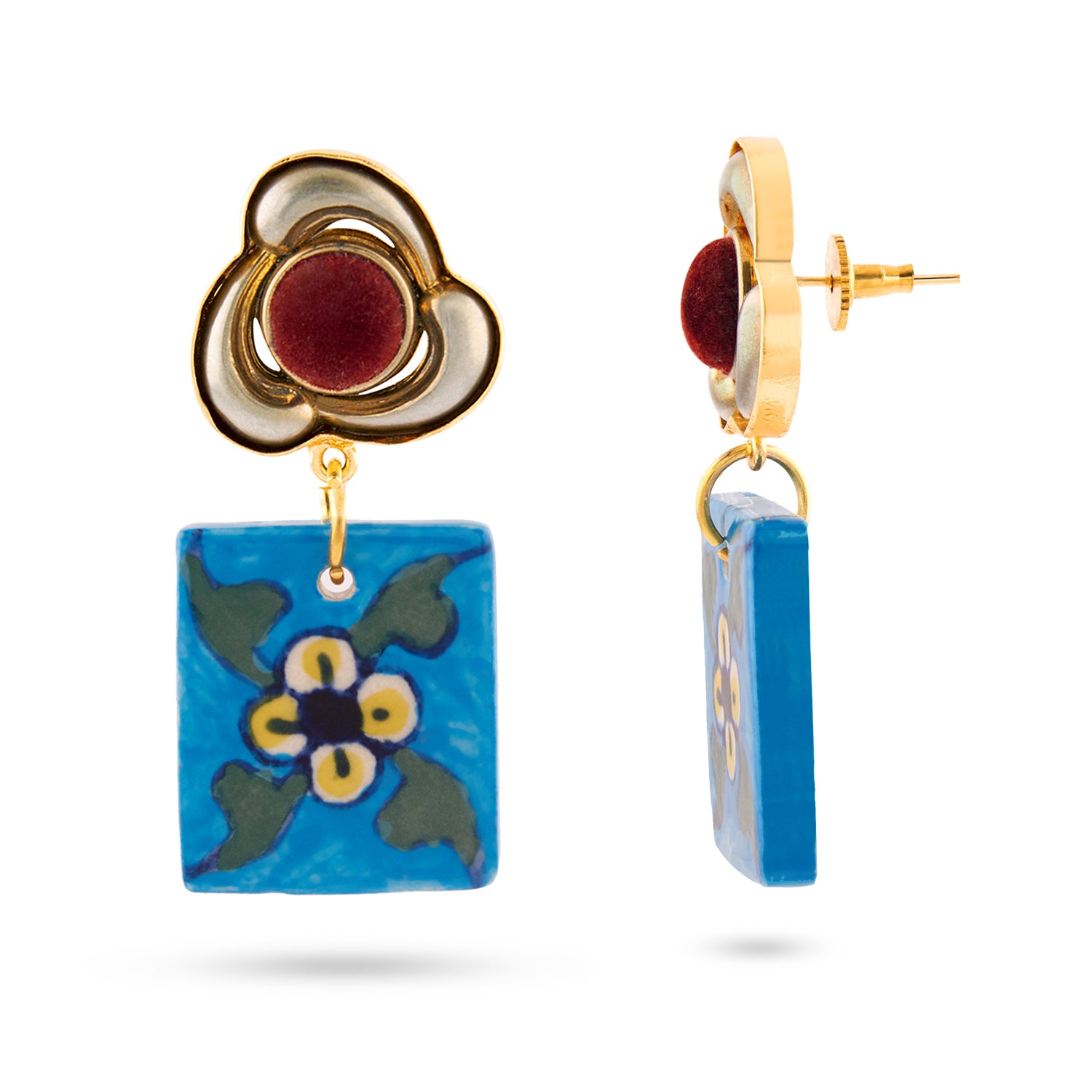 Picasso Square Earrings