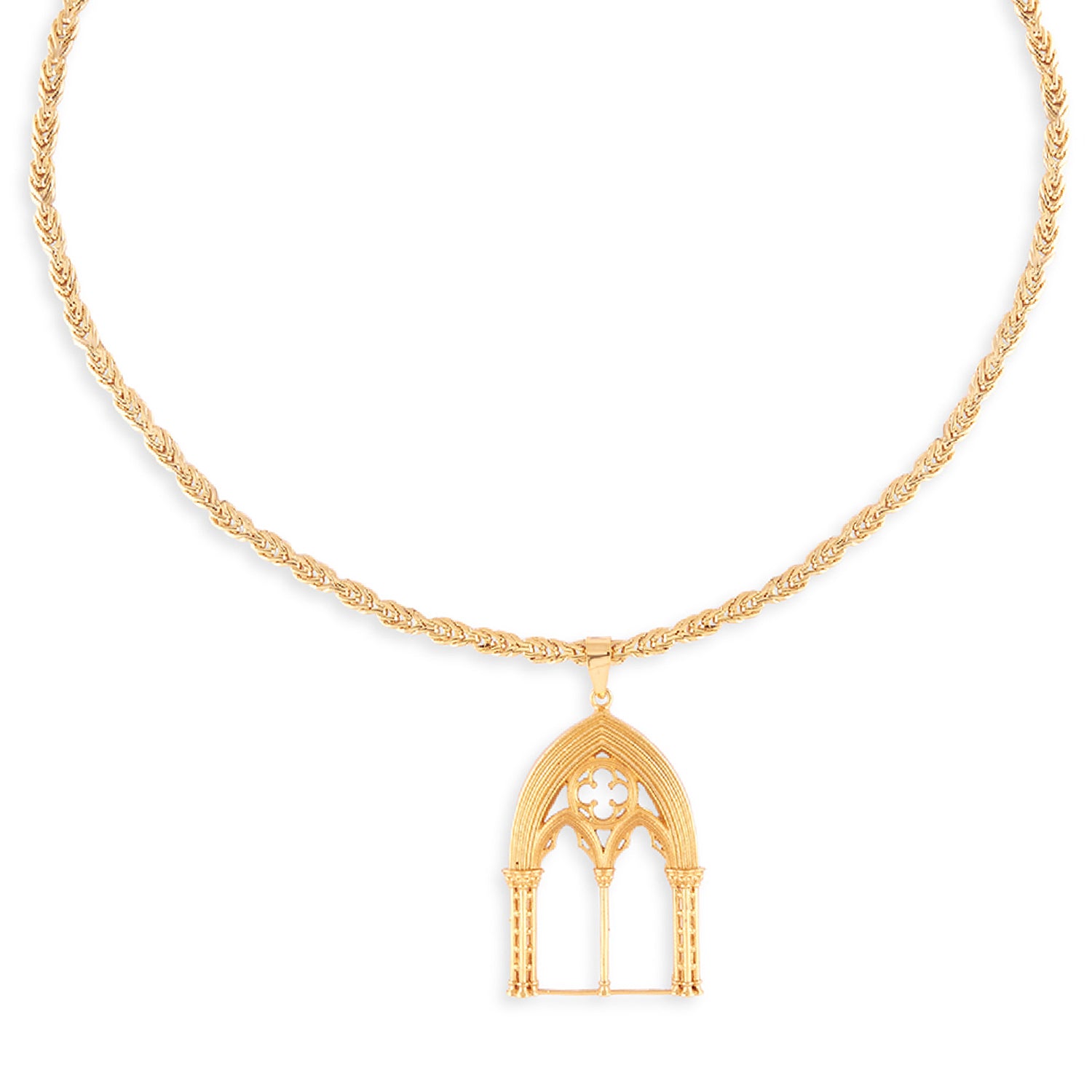 Gold Cistine Chapel Necklace