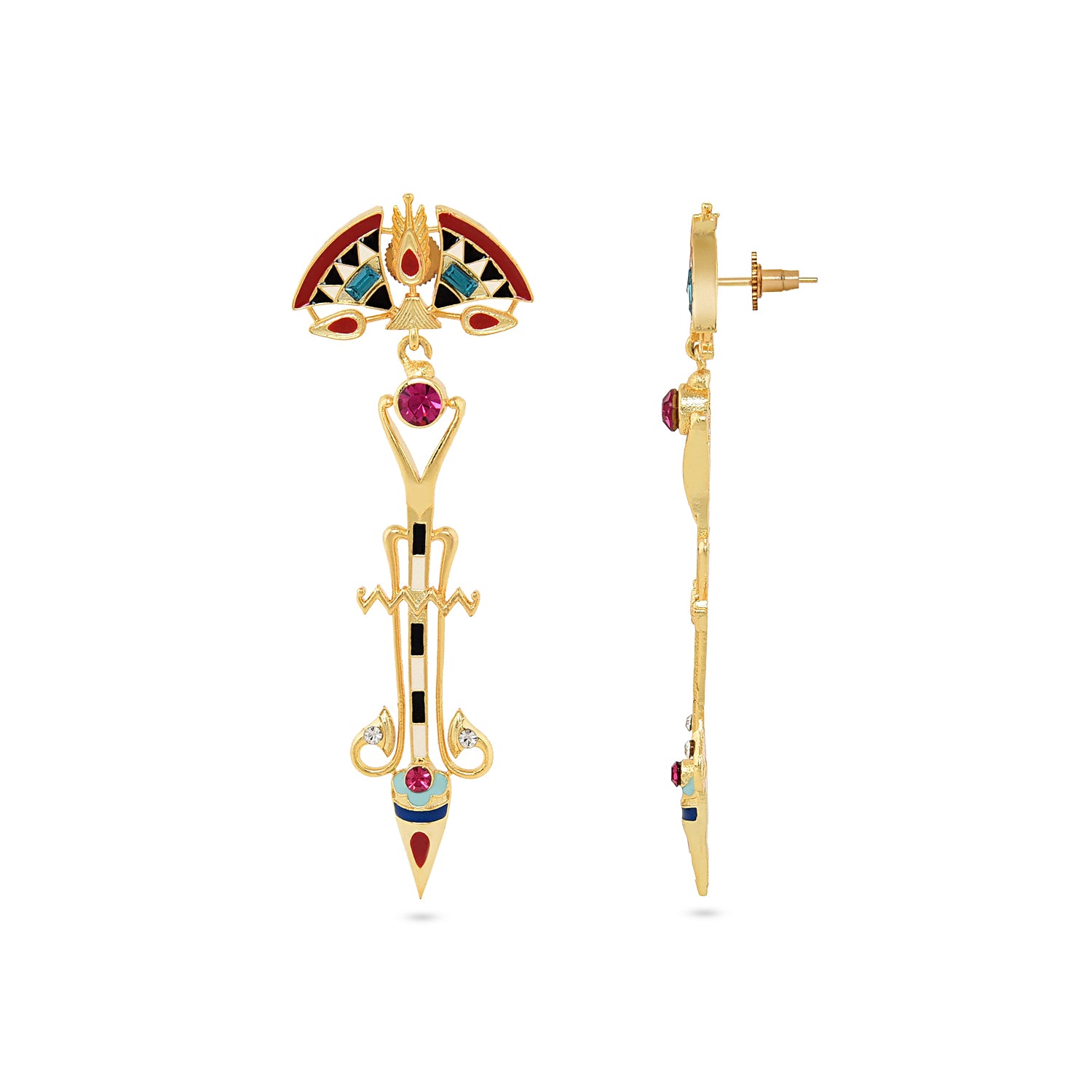 Red Cairo Earrings