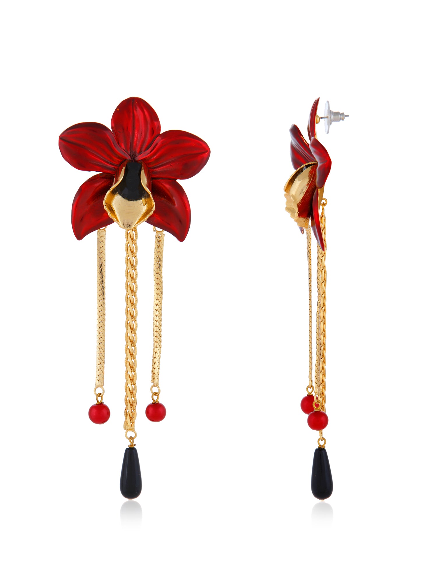 Metallic Orchids (Red)