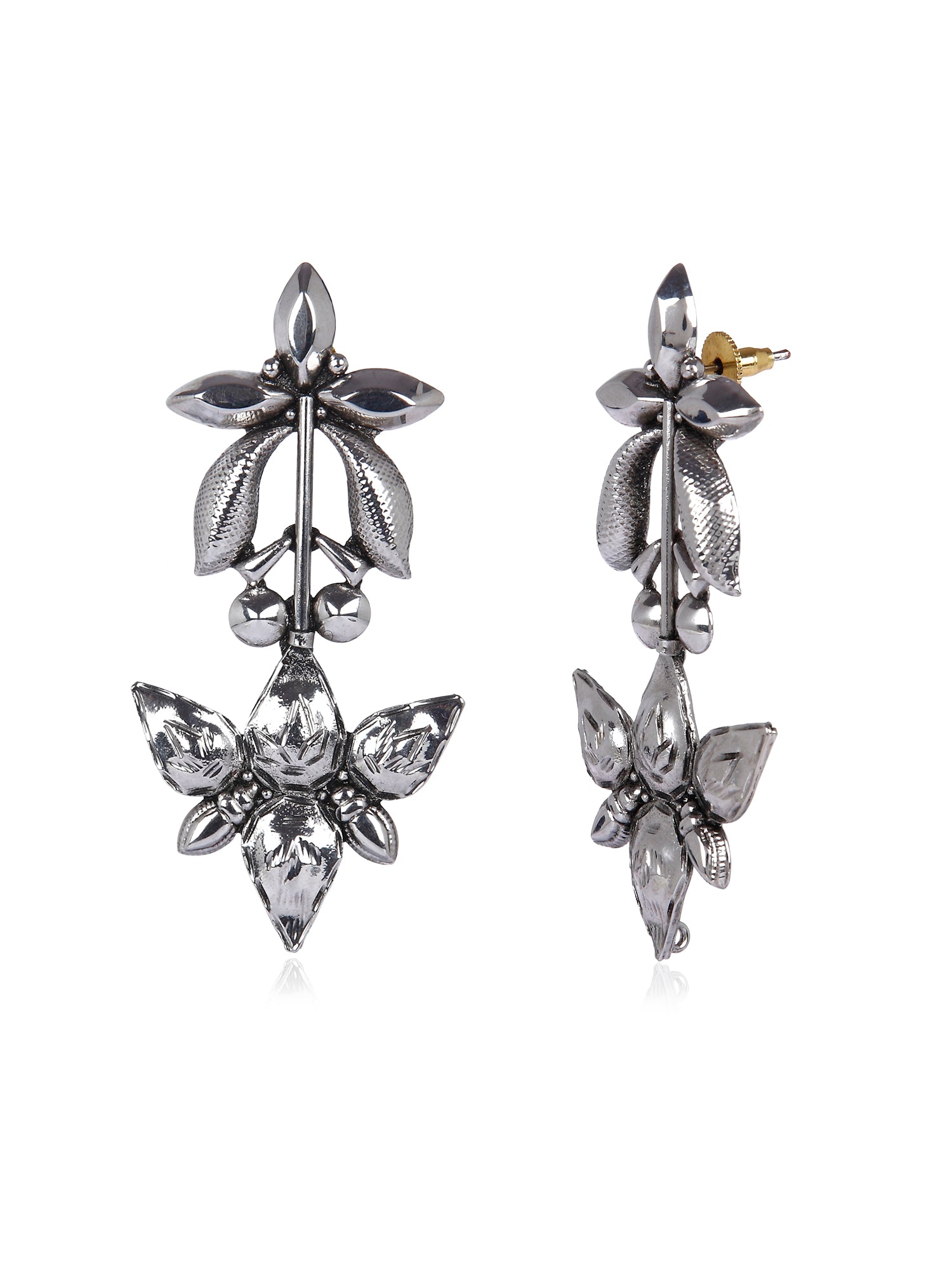 Mogra Earrings (Silver)