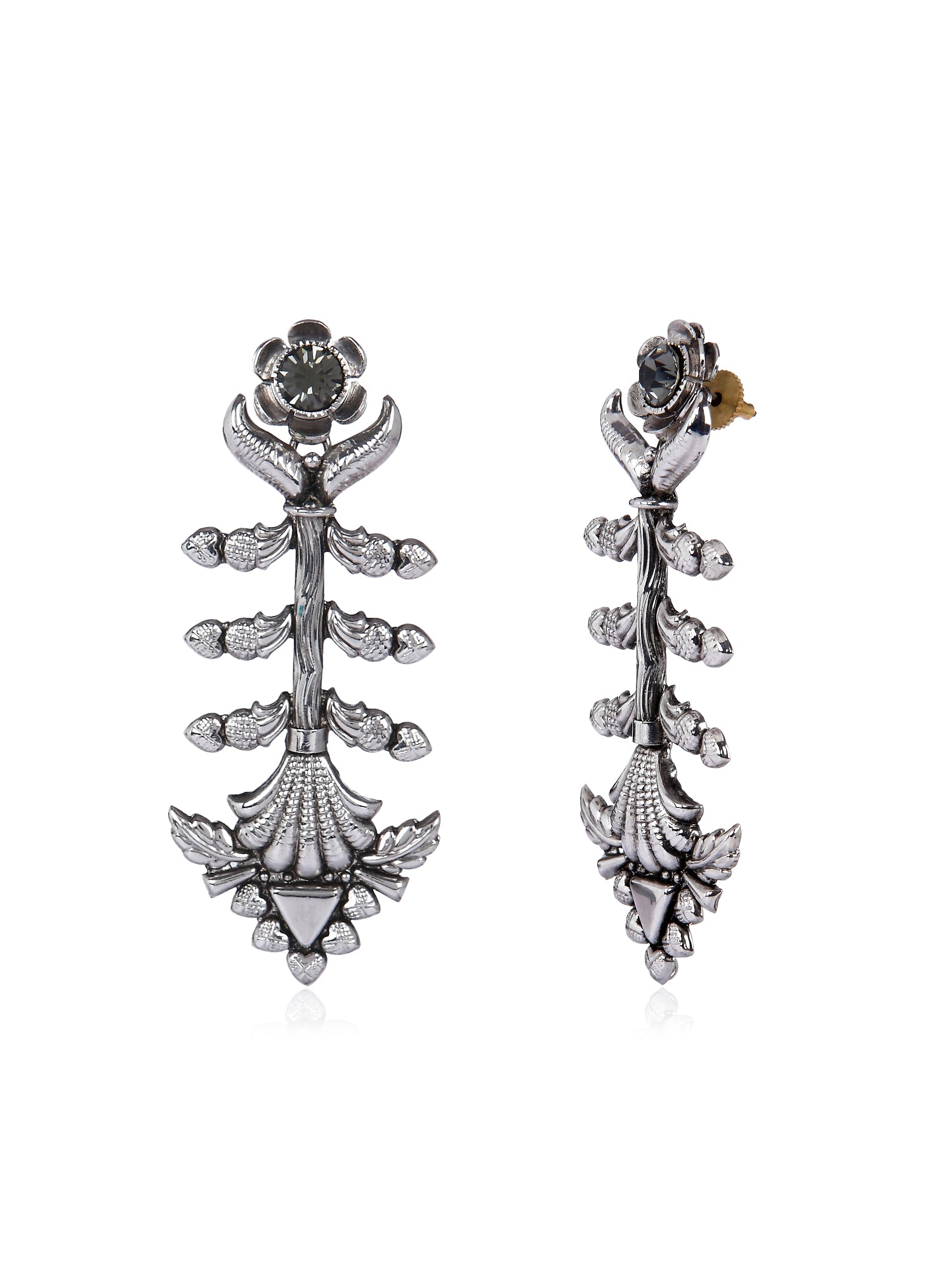Dalia Earrings (Silver)