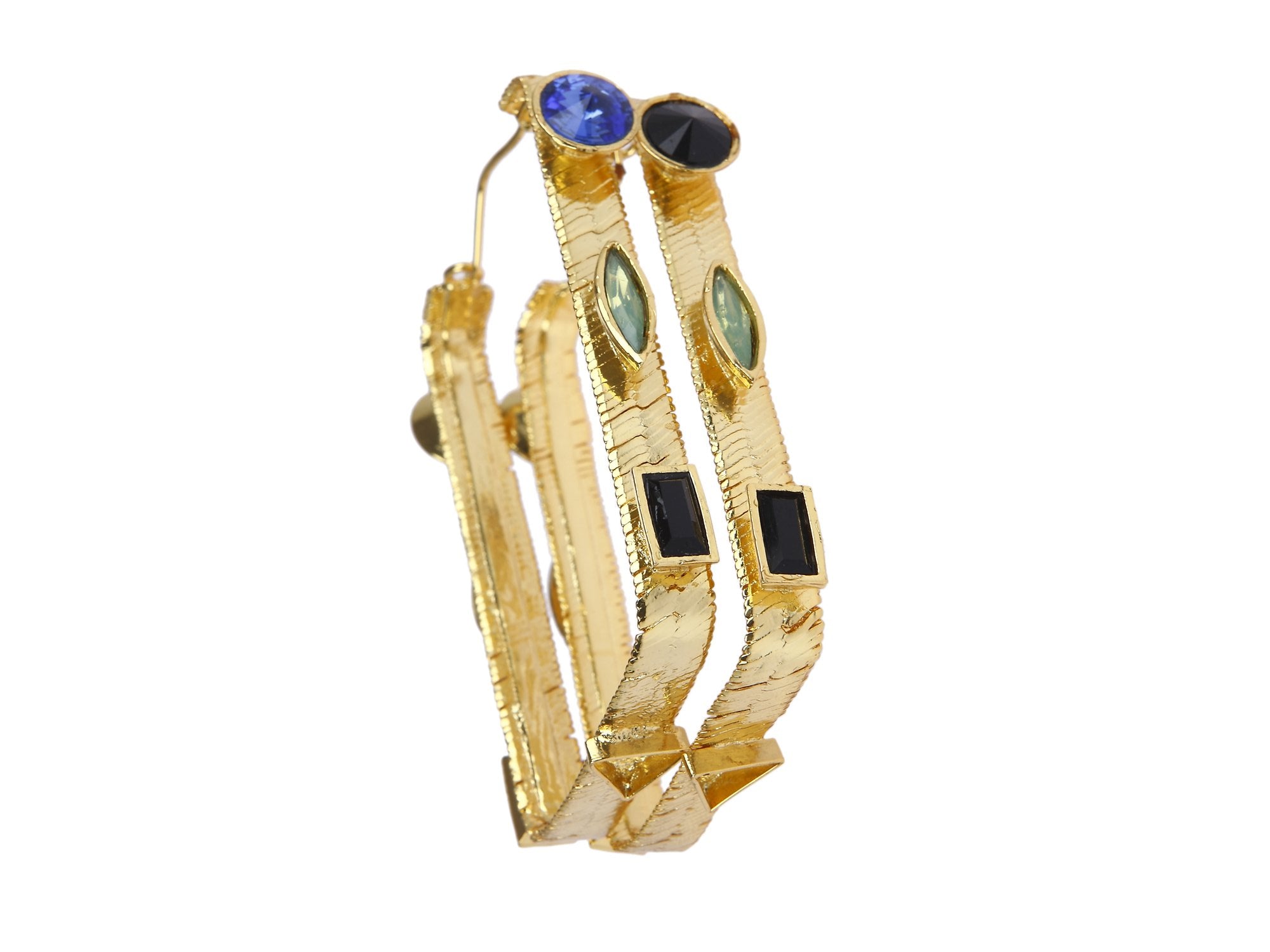 Jewelled Hoops Square