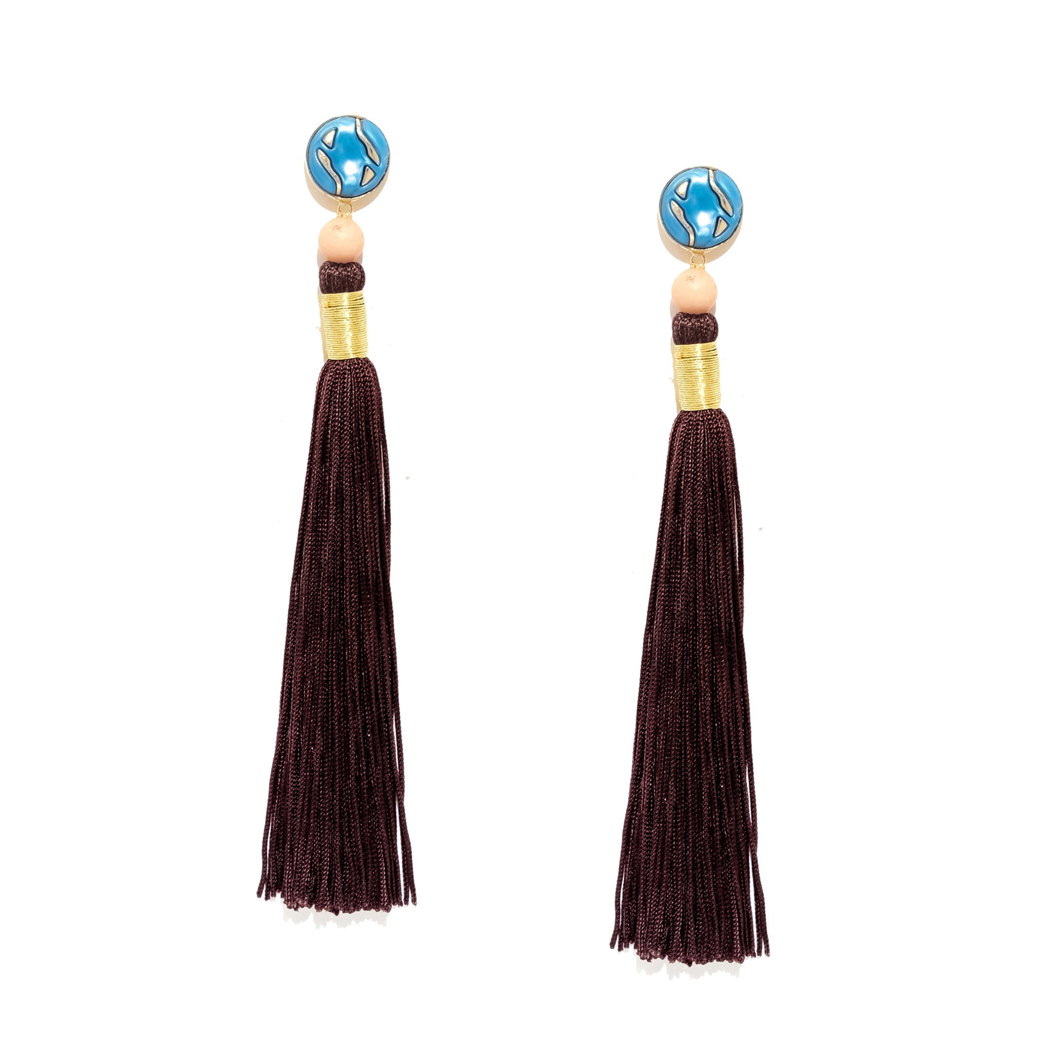 Silk Tassel Earrings 3