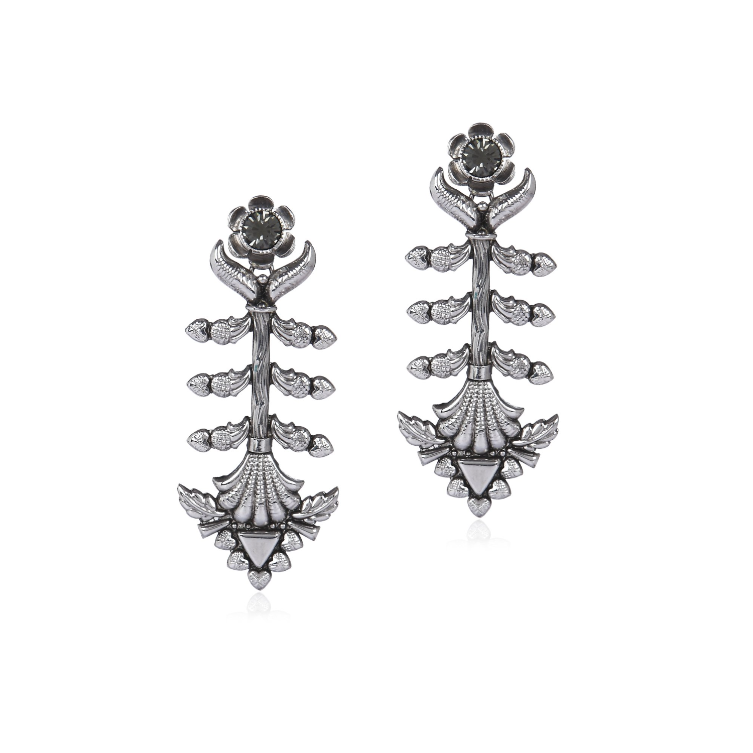 Dalia Earrings (Silver)