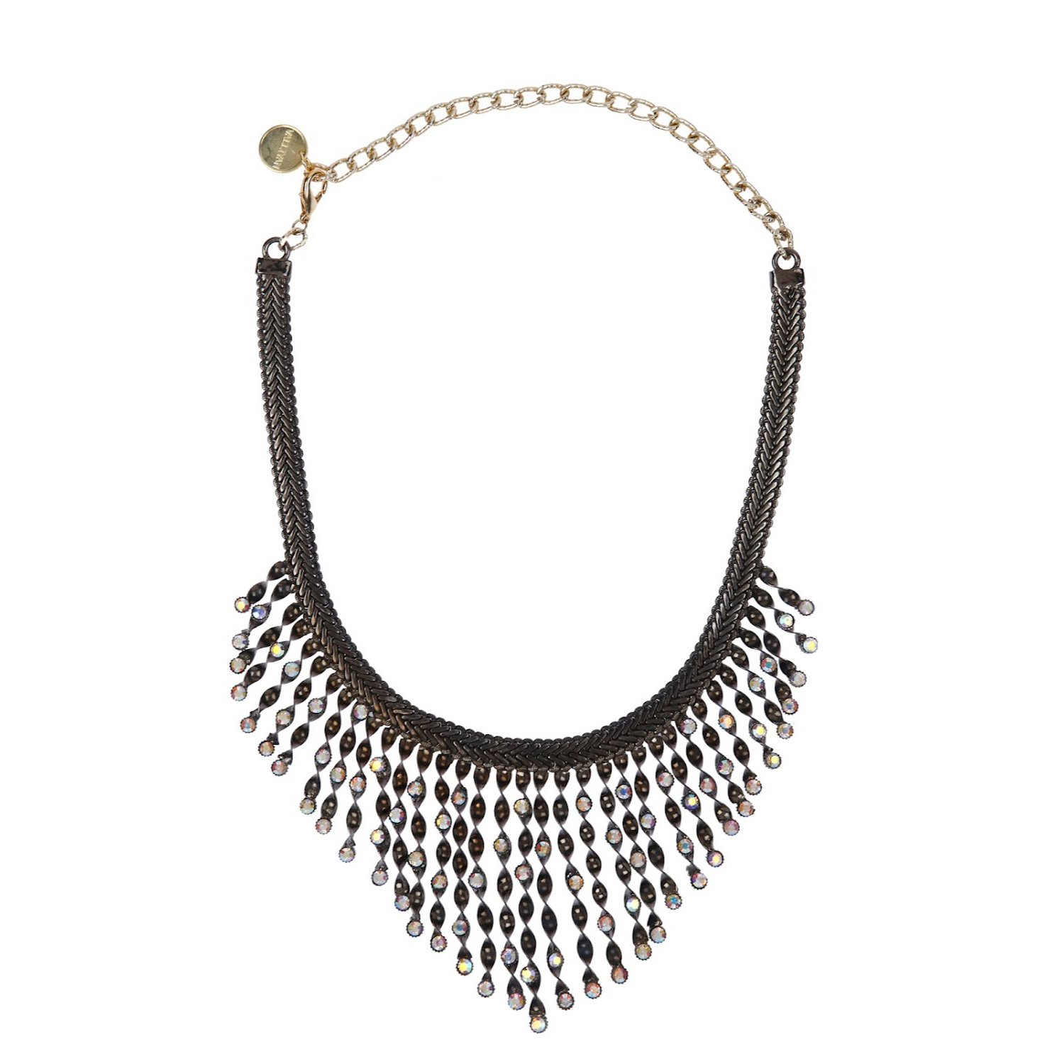 Twisted Candy Necklace (Black)