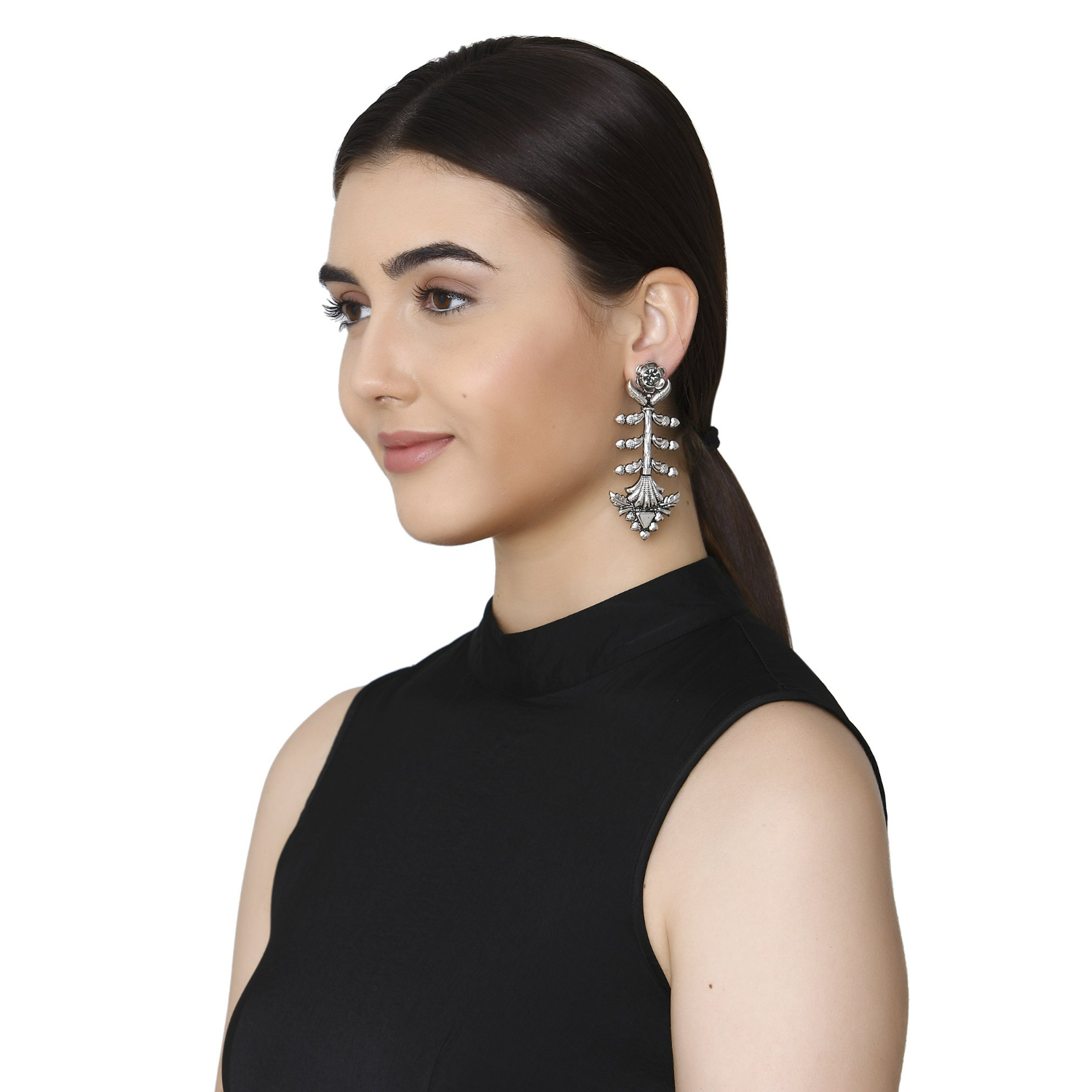 Dalia Earrings (Silver)