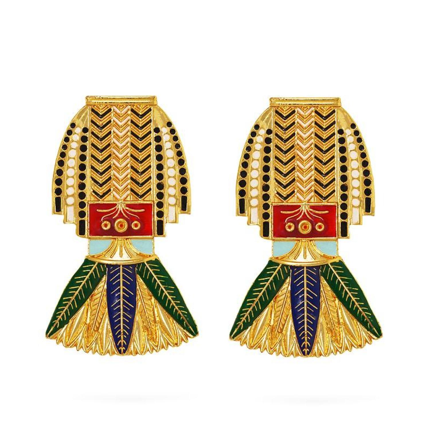 Cleopatra Earrings (GREEN)