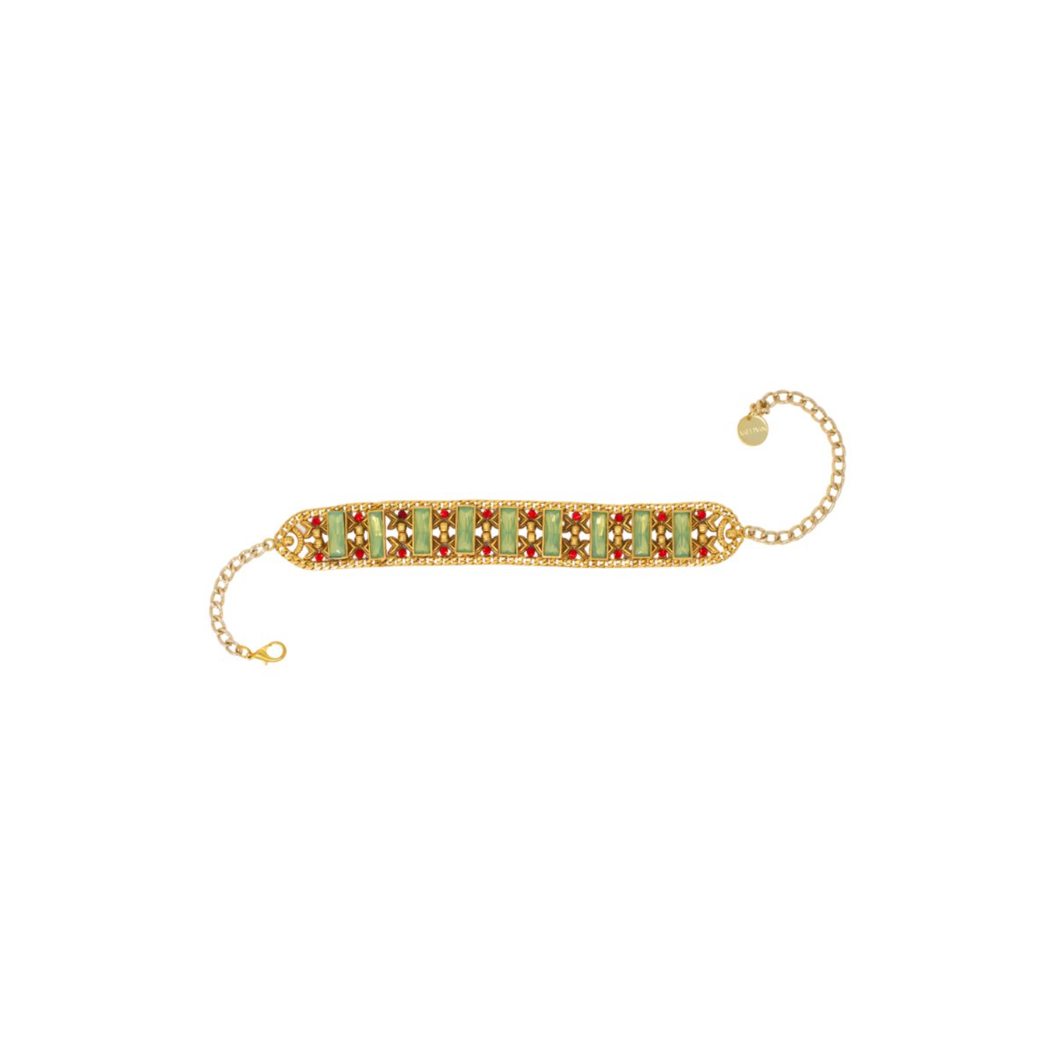 Festive Green Araya Choker