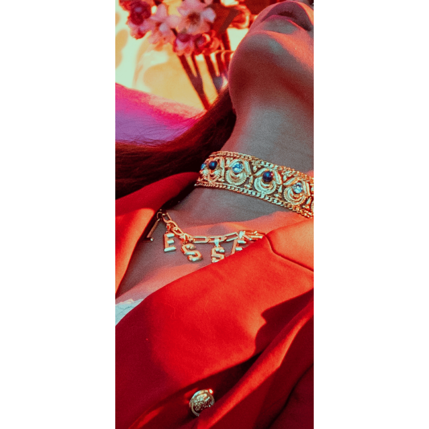 Festive Studded Choker