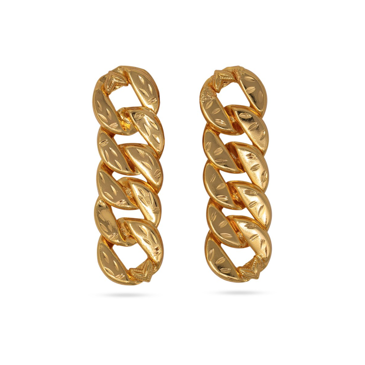 Link Chain Essential Earrings (Gold)