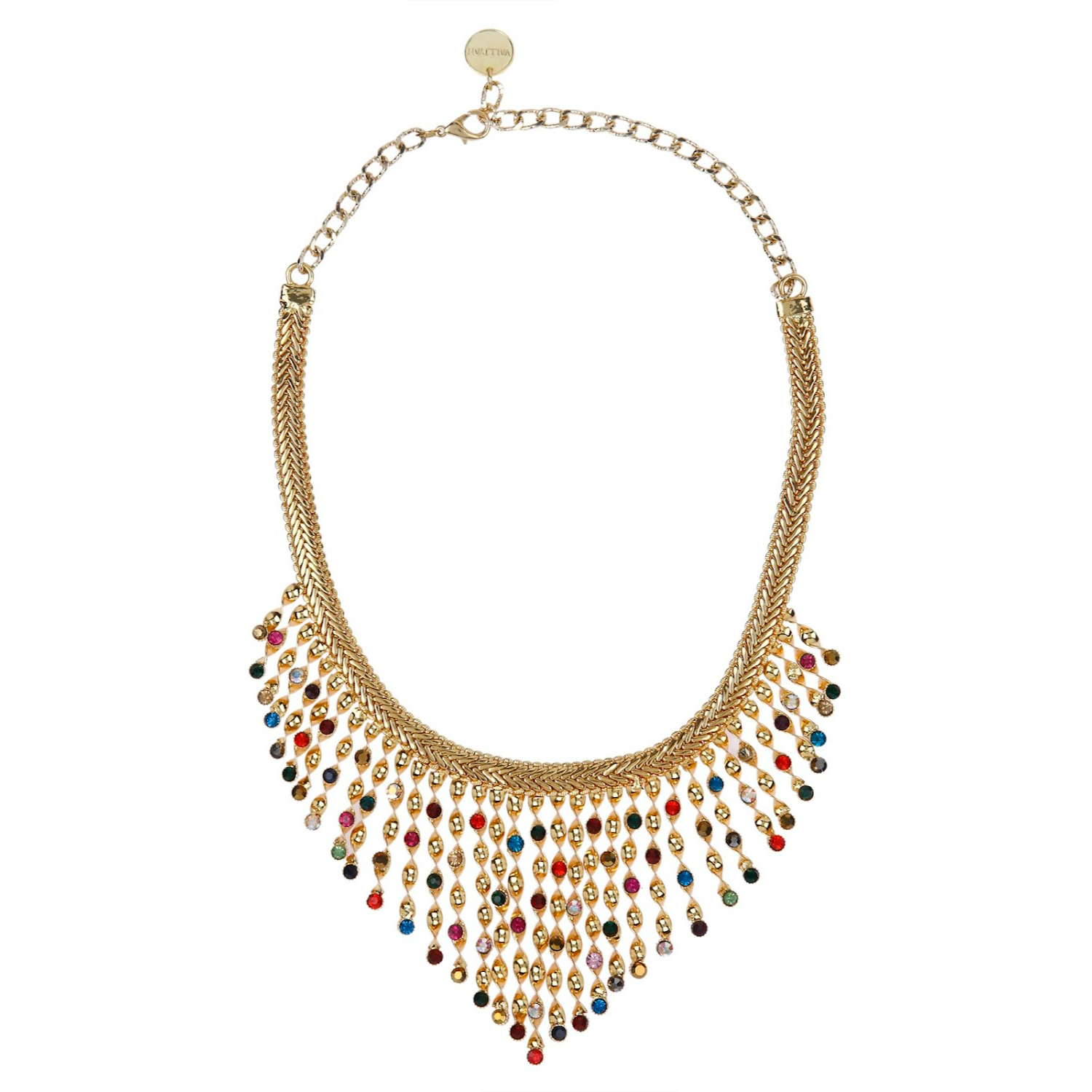 Twisted Candy Necklace (Gold)