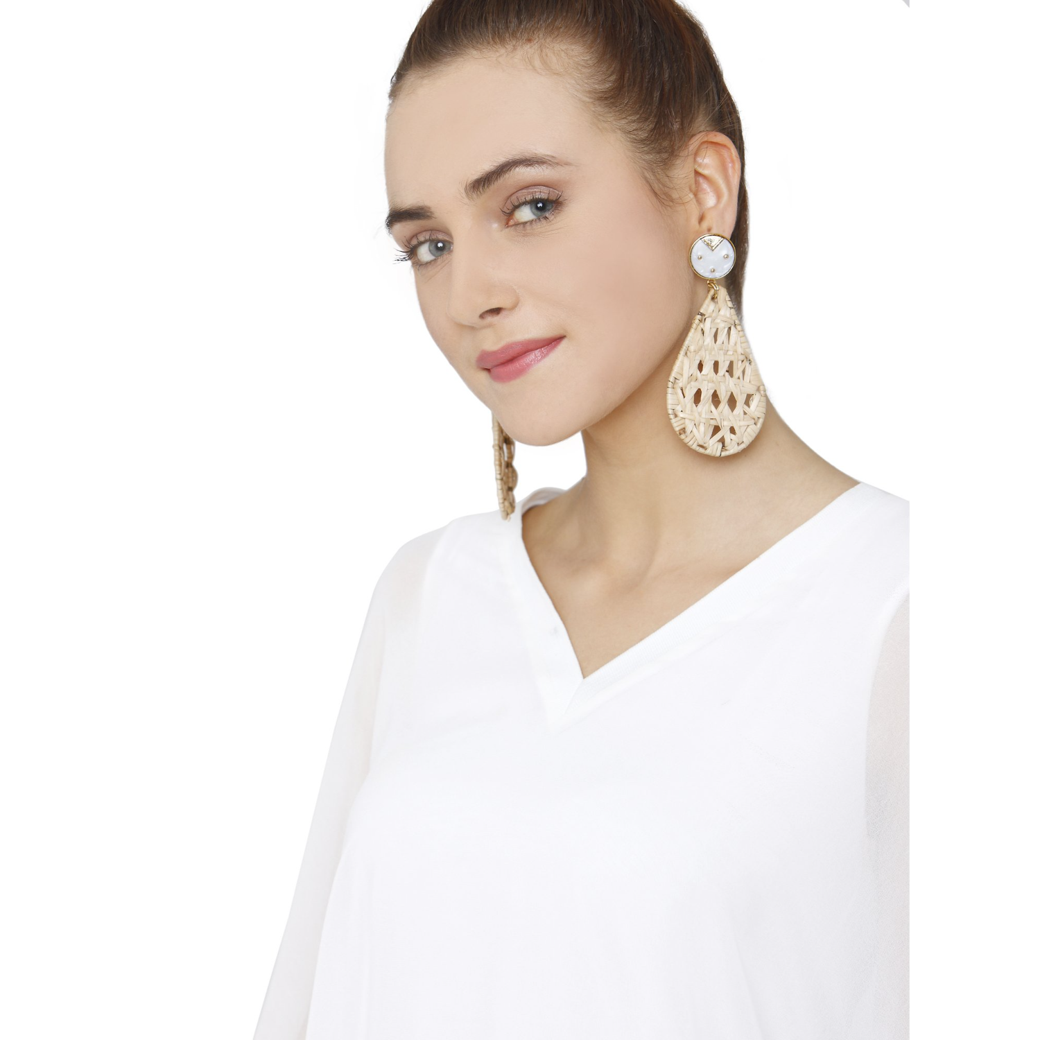 Organic Drop Earrings