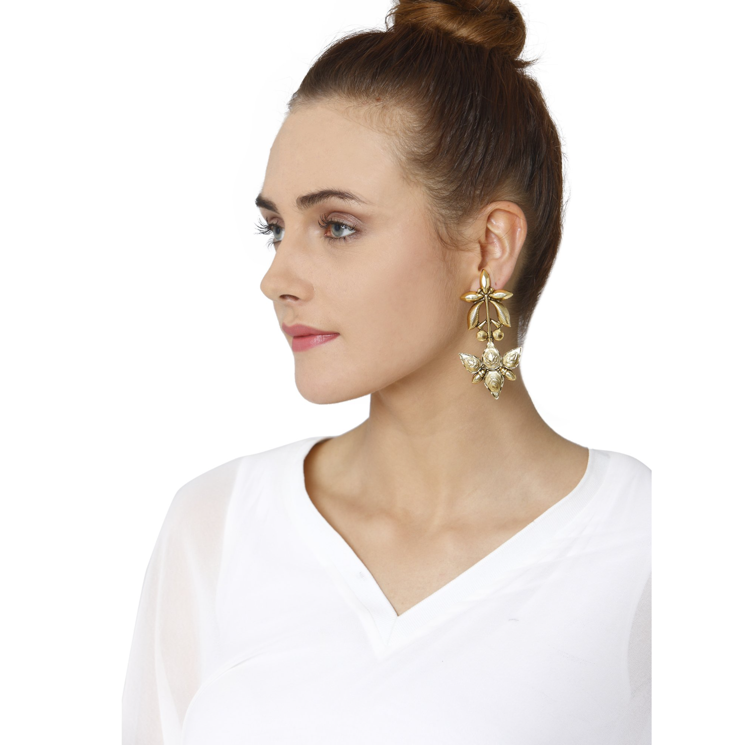 Mogra Earrings (Silver)