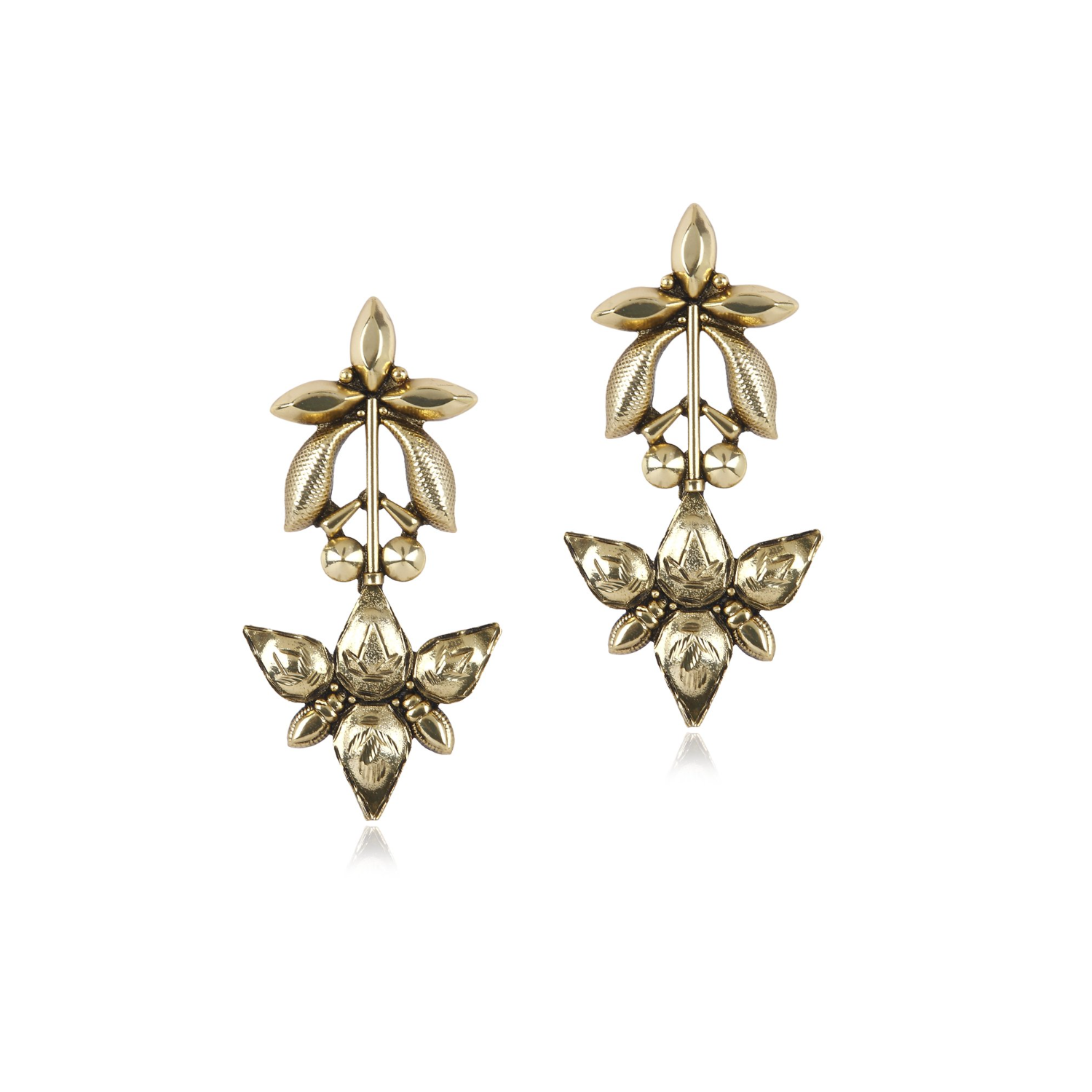 Mogra Earrings (Gold)