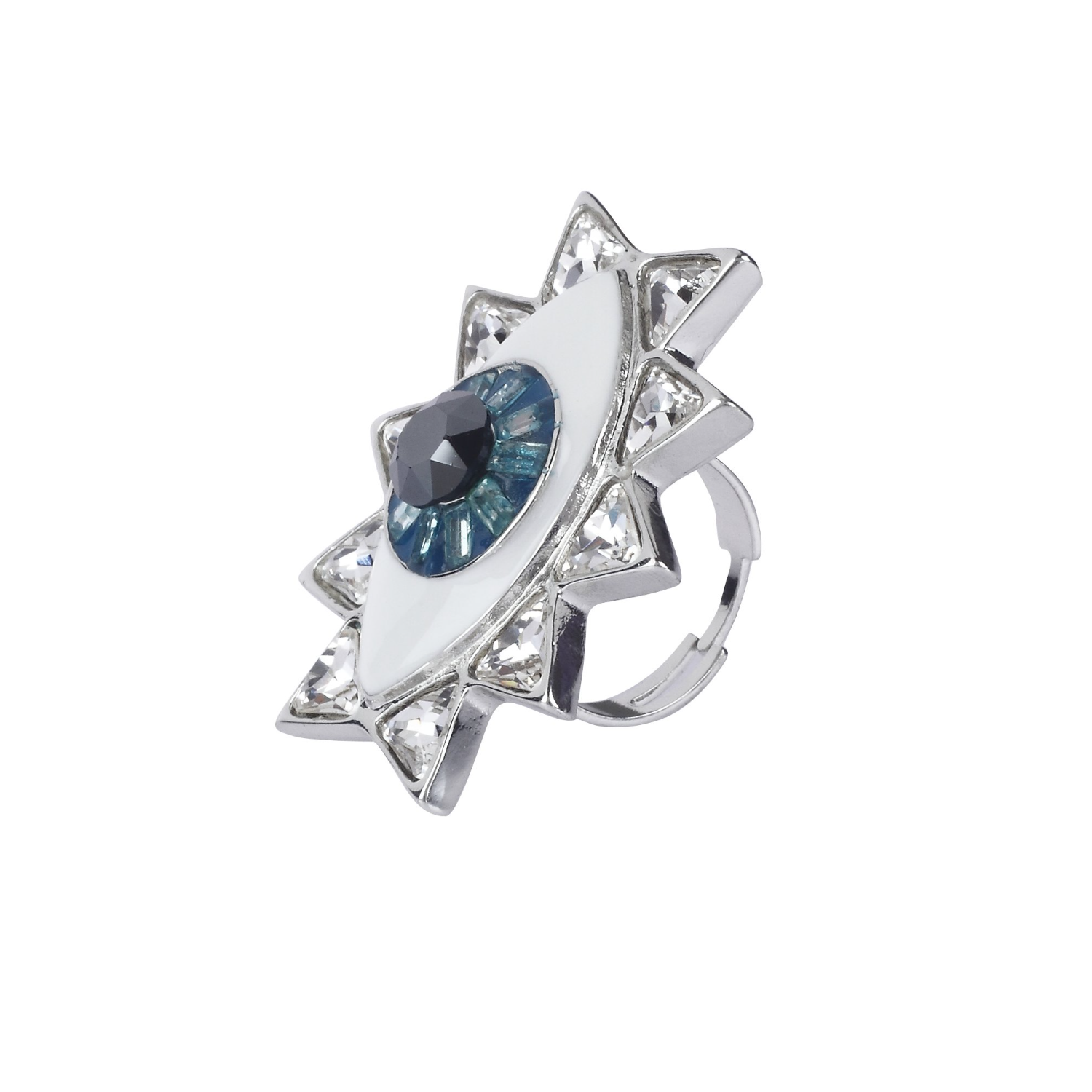 Evil Eye Ring (Silver)