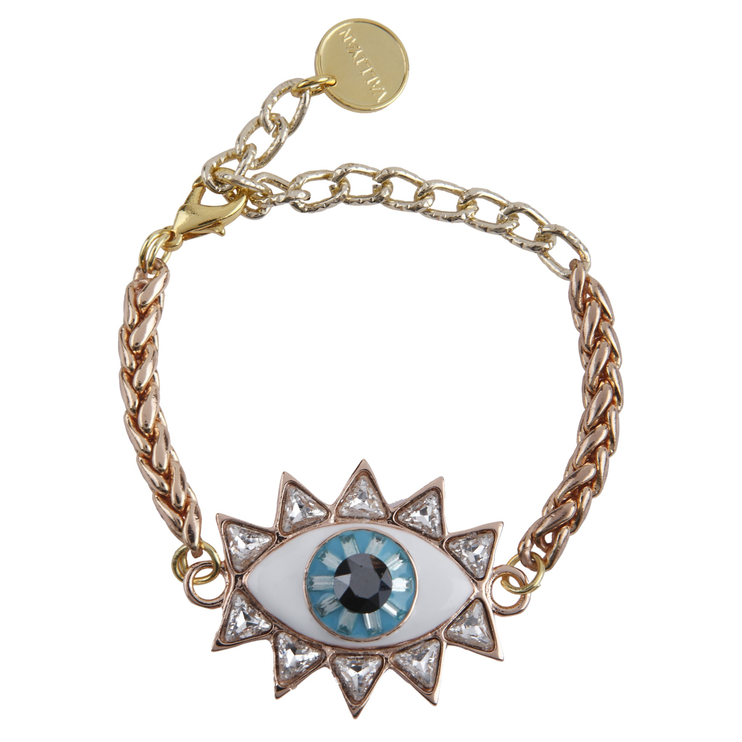 Evil Eye Bracelet (Rose Gold)