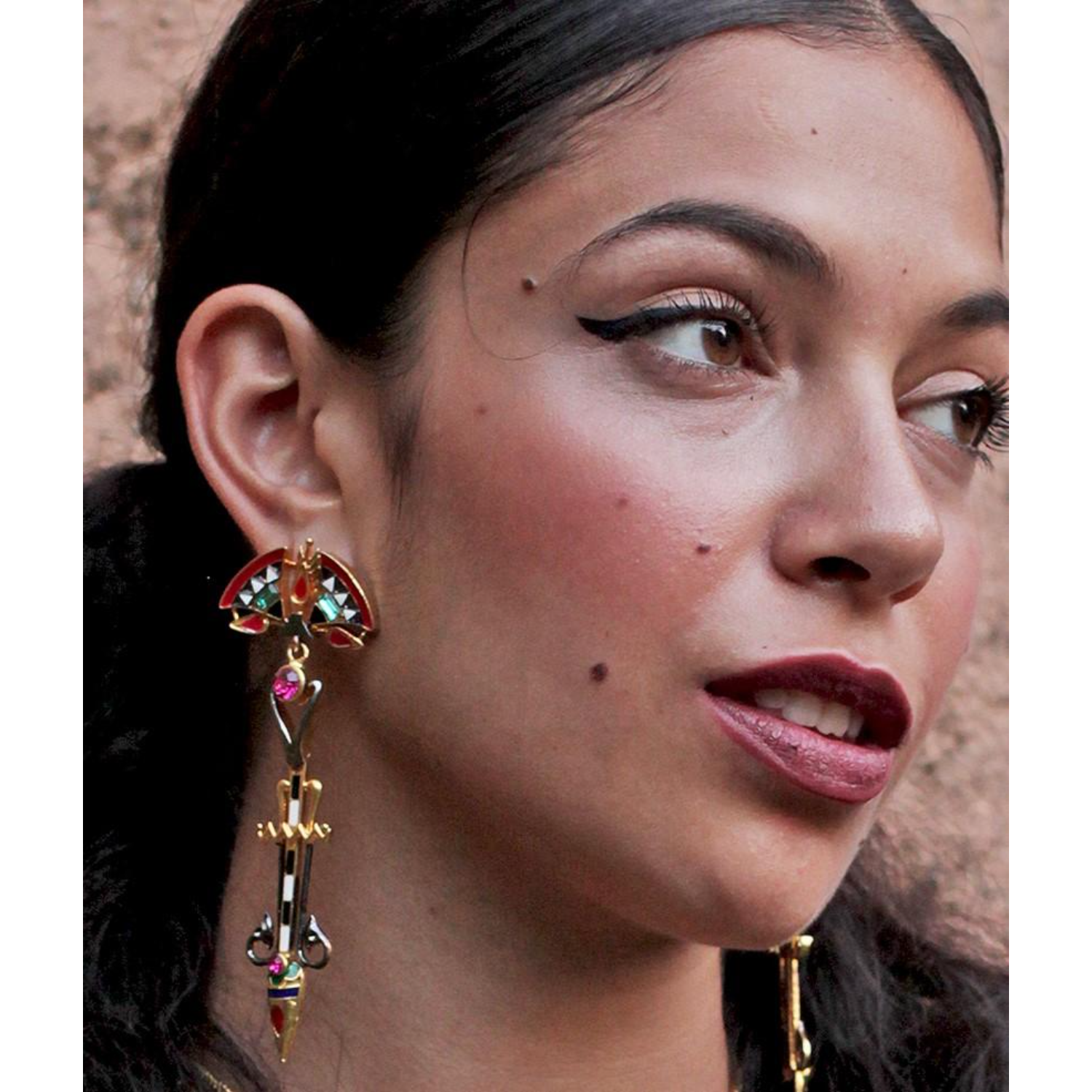 Red Cairo Earrings