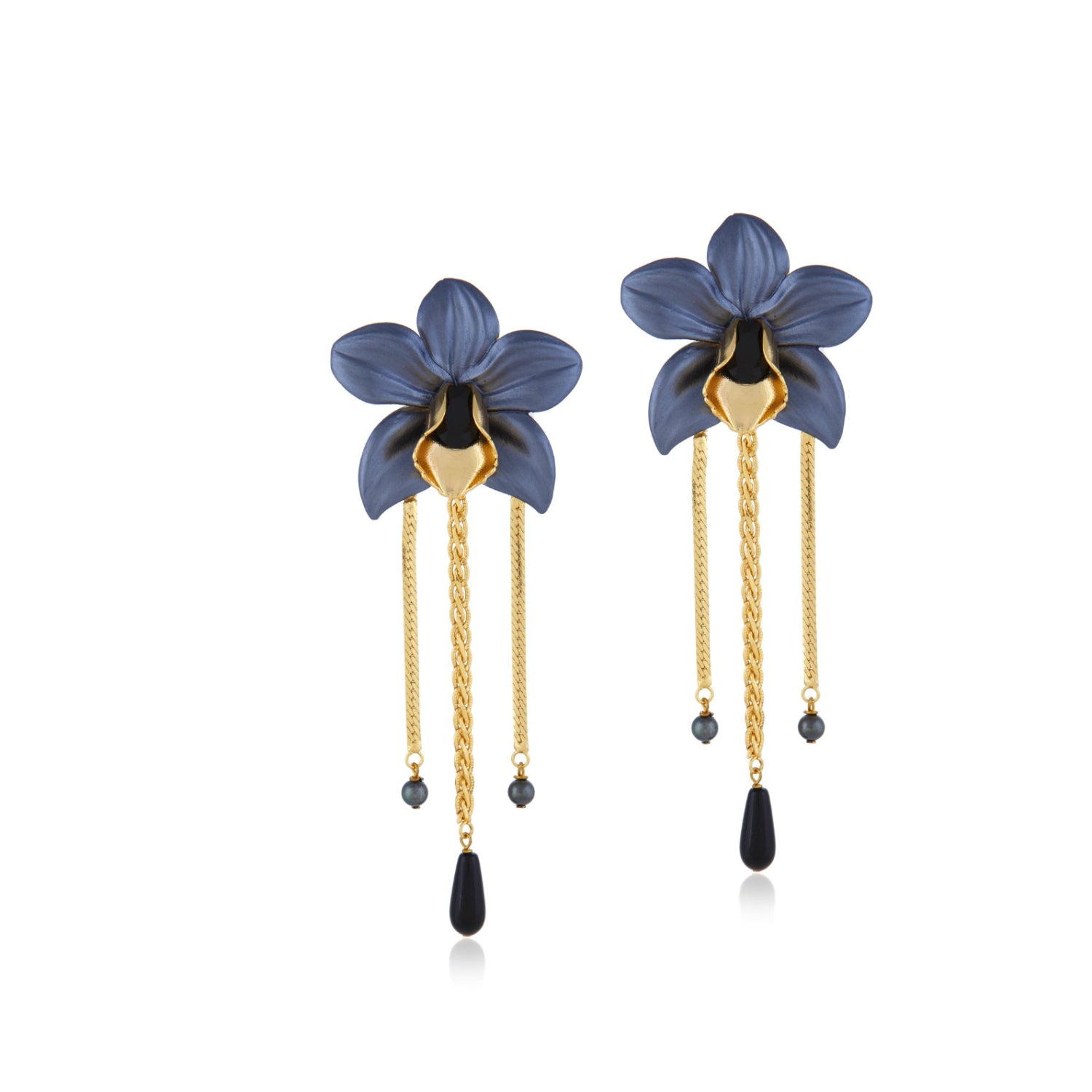 Metallic Orchids (Grey)